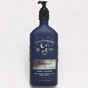 BATH & BODY WORKS Aromatherapy BALANCE Body Lotion Juniper + Coriander NEW